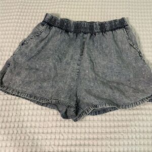 ee:some Jean Sparkle Stretchy Waist Shorts Relaxed Fit
